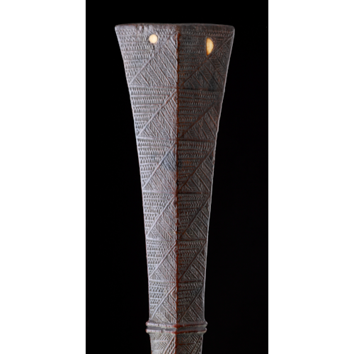 Polynesian Tongan Islands Chiefly Two Handed Ironwood War Club